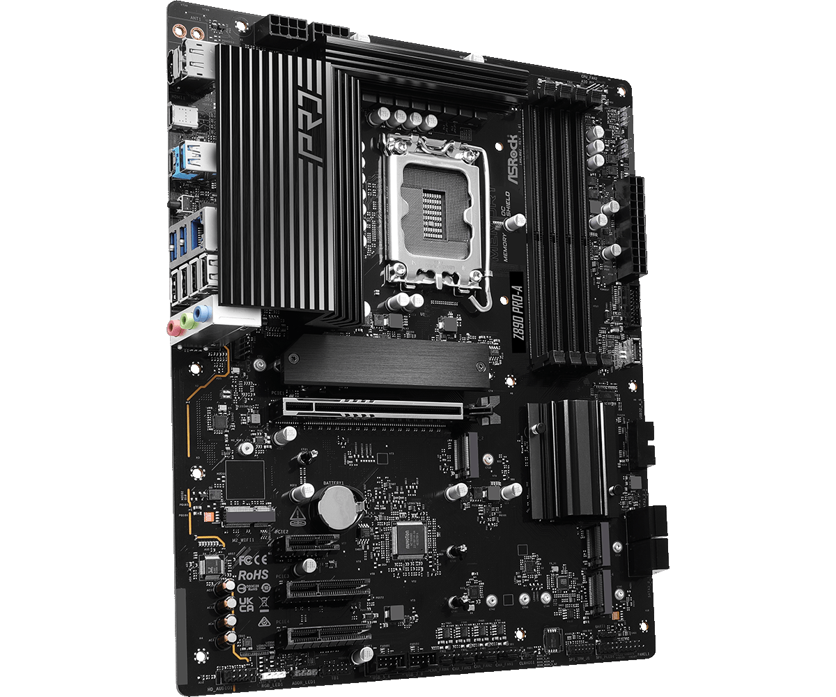 Материнская плата ASRock LGA 1851 Intel Z890 Z890 PRO-A