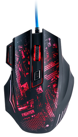 Мышь HyperX Mouse Qumo Fighter M38 23460_Qumo, цвет черный