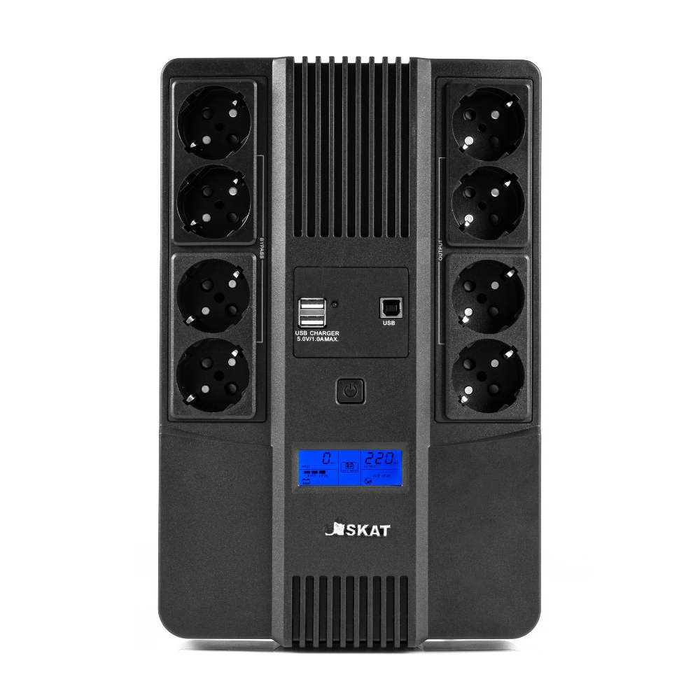 ИБП Бастион SKAT-UPS Line-interactive 1000-AID-IN-1X9-8 (8934) (SKAT-UPS 1000-AID-IN-1X9-8)