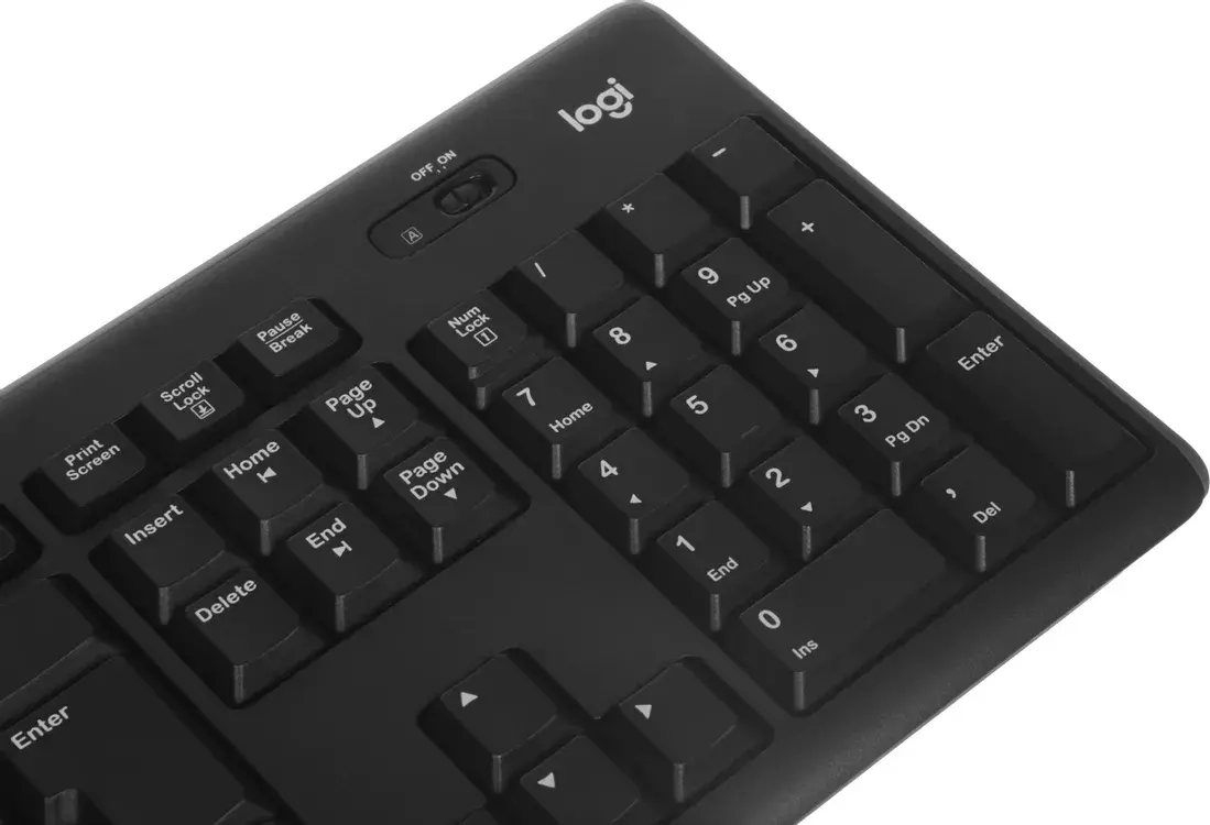 Клавиатура + мышь Logitech MK270 клав:черный мышь:черный USB беспроводная Multimedia (920-003381)