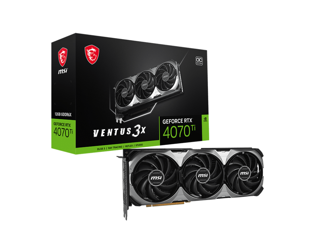 Видеокарта MSI GeForce RTX 4070 Ti 12 ΓБ Retail