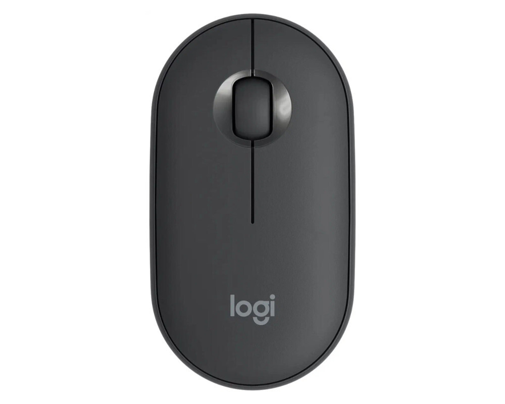 Мышь Logitech Pebble M350 910-005576, цвет темно-серый