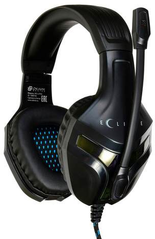 Наушники Oklick HS-L370G ECLIPSE, цвет черный
