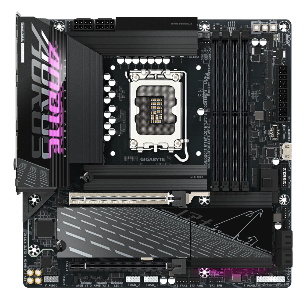 Материнская плата Gigabyte LGA1851 Intel B860 B860M AORUS ELITE WIFI6E