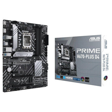 Материнская плата ASUS Intel H670 PRIME H670-PLUS D4