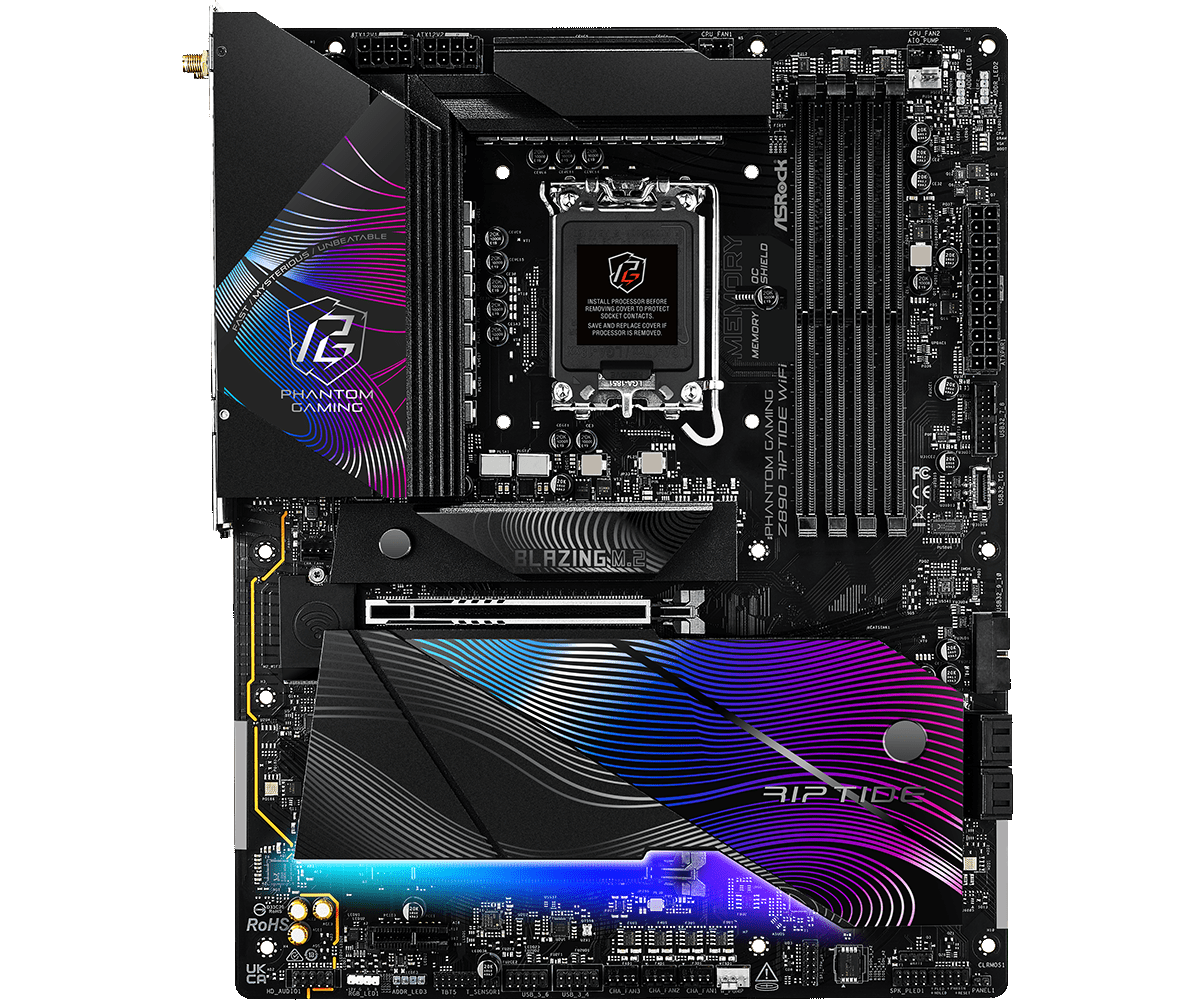 Материнская плата ASRock LGA 1851 Intel Z890 Z890 Riptide WiFi