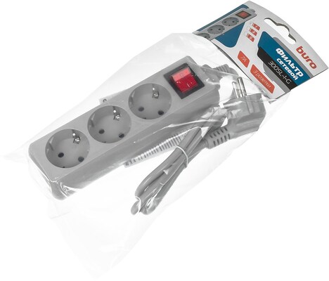 Сетевой фильтр Buro Сетевой фильтр 300SL-1-G