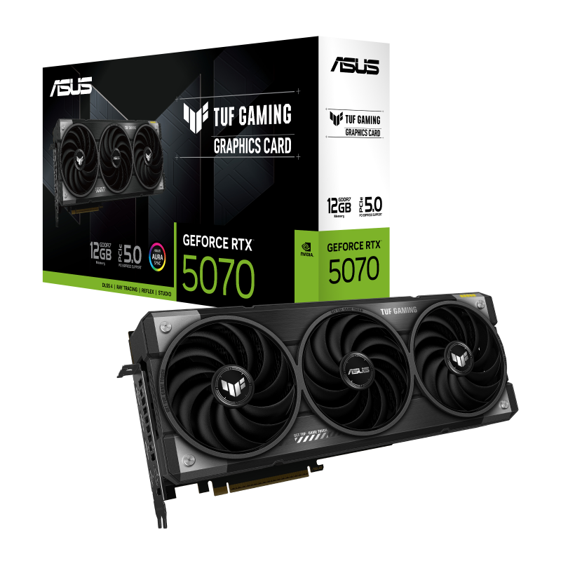 Видеокарта ASUS GeForce RTX 5070 12 ΓБ Retail