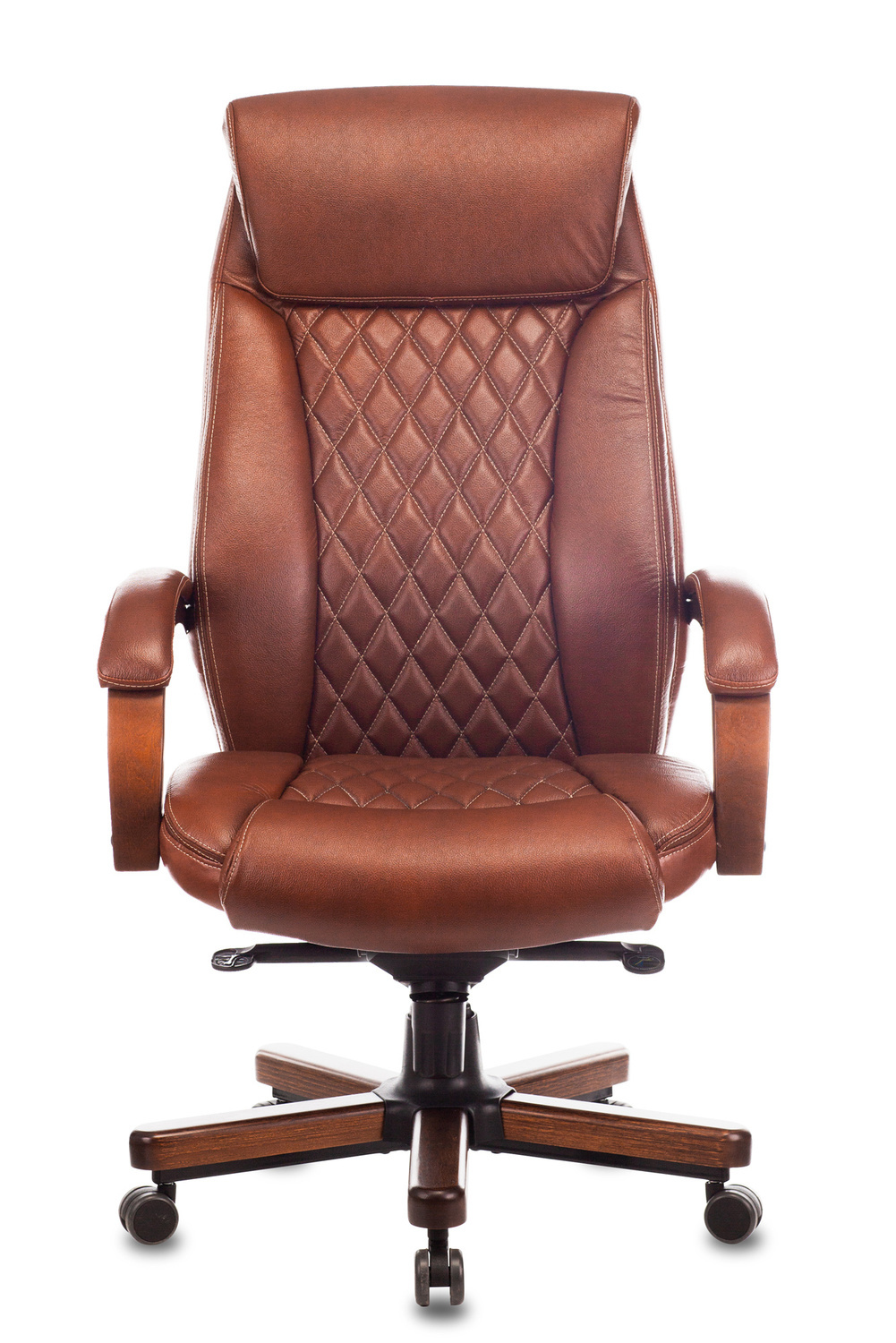 Кресло руководителя Бюрократ  T-9924WALNUT