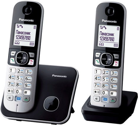 Радиотелефон Panasonic TG6812, 2 трубки