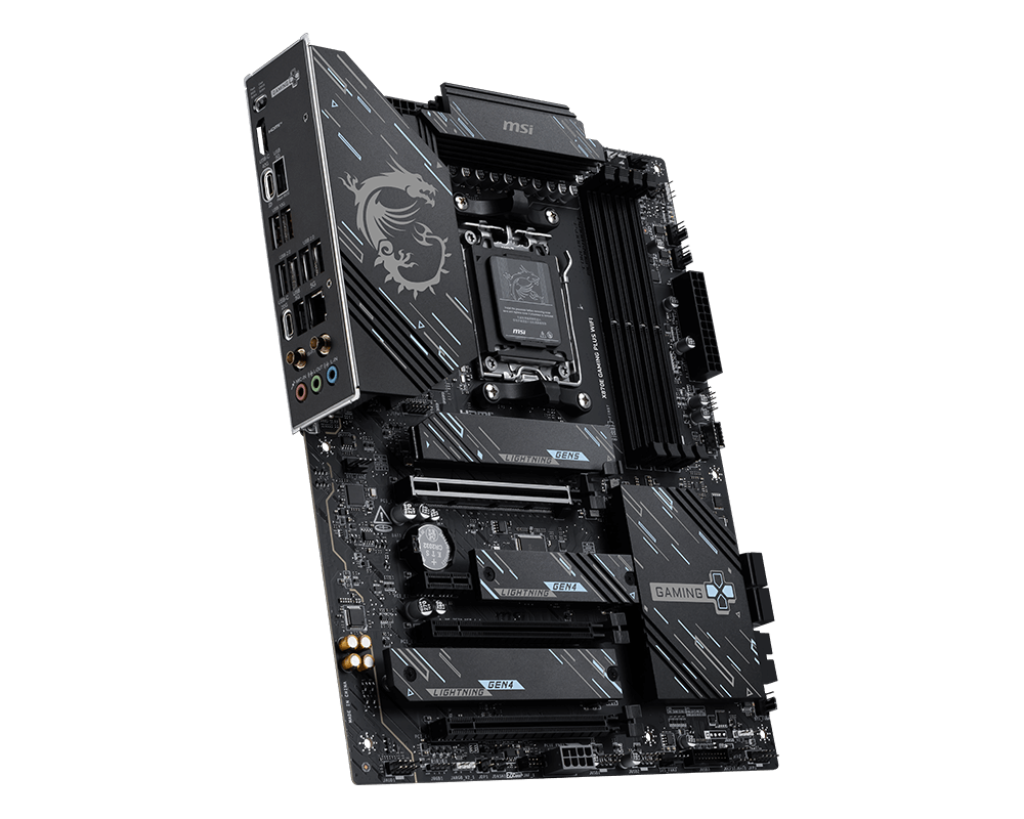 Материнская плата MSI X870E GAMING PLUS WIFI Socket AM5 AMD X870E ATX AC`97 8ch(7.1) 5Gigabit RAID+HDMI