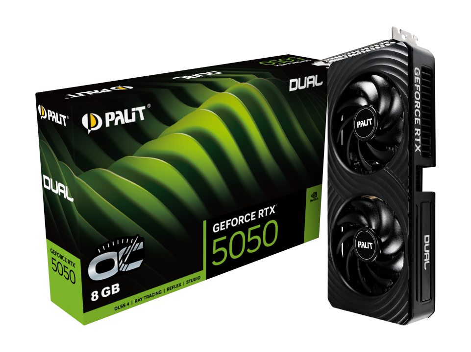 Видеокарта Palit GeForce RTX 5050 8 ΓБ Retail