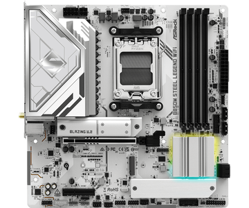 Материнская плата ASRock AM5 AMD B850 B850M STEEL LEGEND WIFI