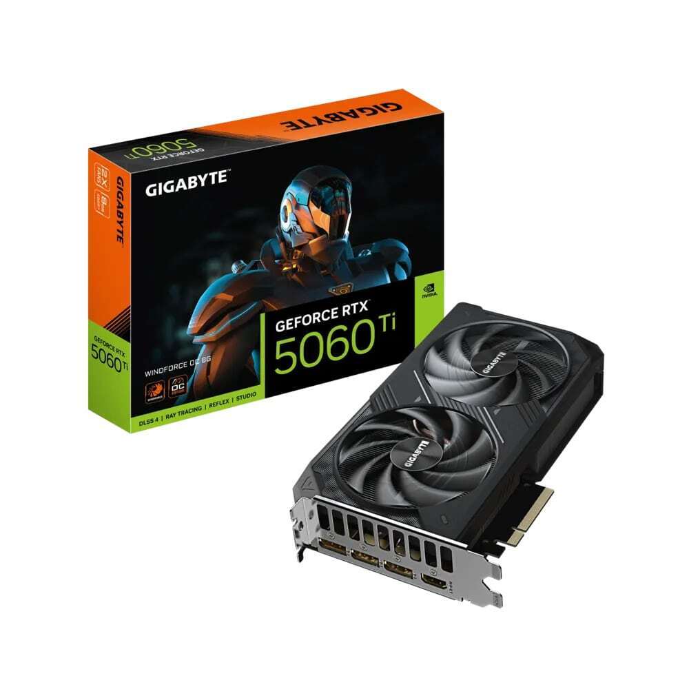 Видеокарта Gigabyte GeForce RTX 5060 Ti 8 ΓБ Retail (плохая упаковка )