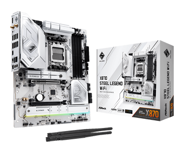 Материнская плата ASRock AM5 AMD X870 X870 Steel Legend WiFi