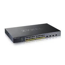 Коммутатор/ XGS1935-28HP, 28 Port Smart Managed PoE Switch, 24x Gigabit PoE and 4x 10G SFP+, hybrid mode, standalone or NebulaFlex Cloud, 375 Watt PoE