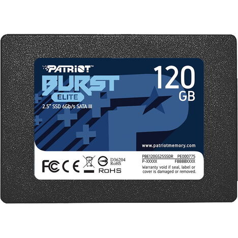 Внутренний твердотельный накопитель Patriot Burst Elite 120Gb