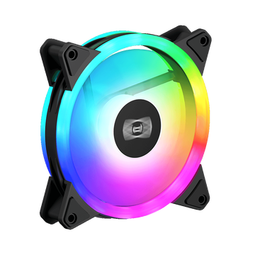 Вентилятор PCCooler кулер для корпуса F3 T120 ARGB BK 3IN1