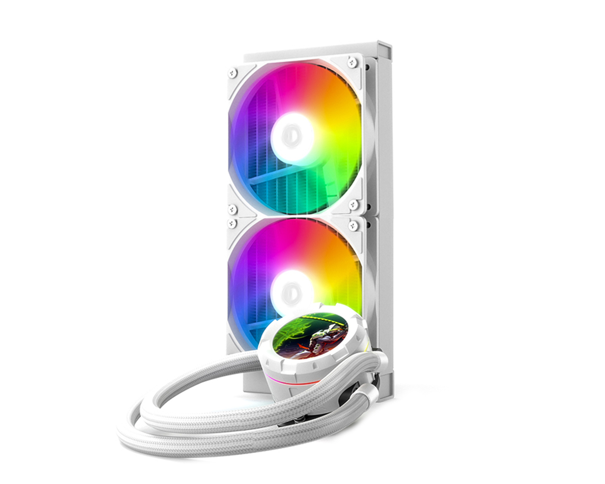 Кулер Процессорный ID-Cooling система водяного охлаждения SL240 XE WHITE