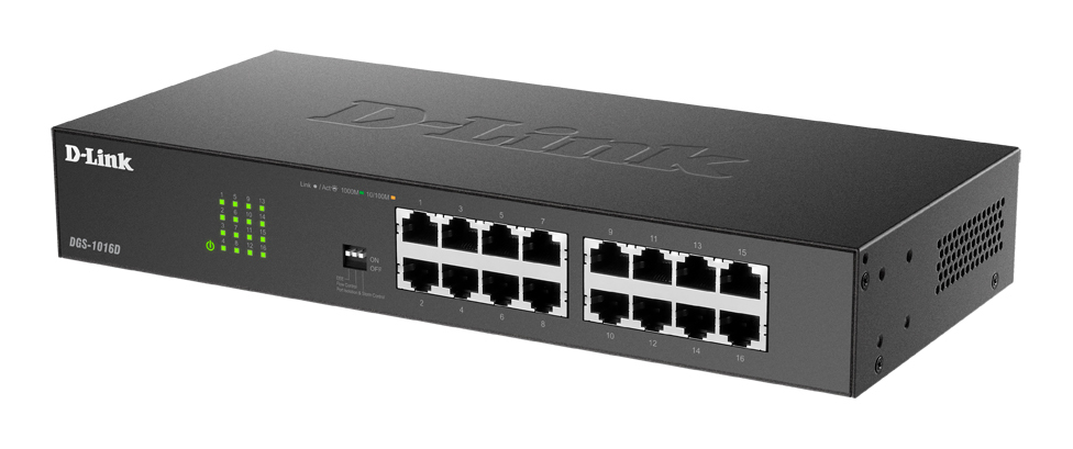 Коммутатор D-LINK DGS-1016D