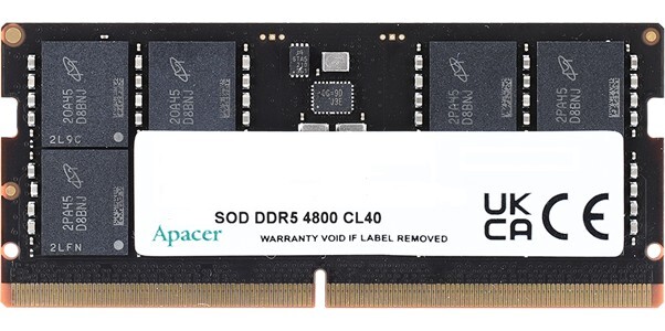 Оперативная память Apacer DDR5  16GB, AS16GHB48CTBBGH, RTL