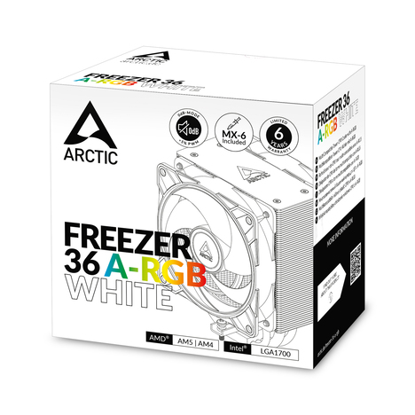 Кулер Процессорный ArcticCooling для CPU Freezer 36 ARGB