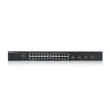 Коммутатор/ XGS1935-28, 28 Port Smart Managed Switch, 24x Gigabit Copper and 4x 10G SFP+, hybrid mode, standalone or NebulaFlex Cloud