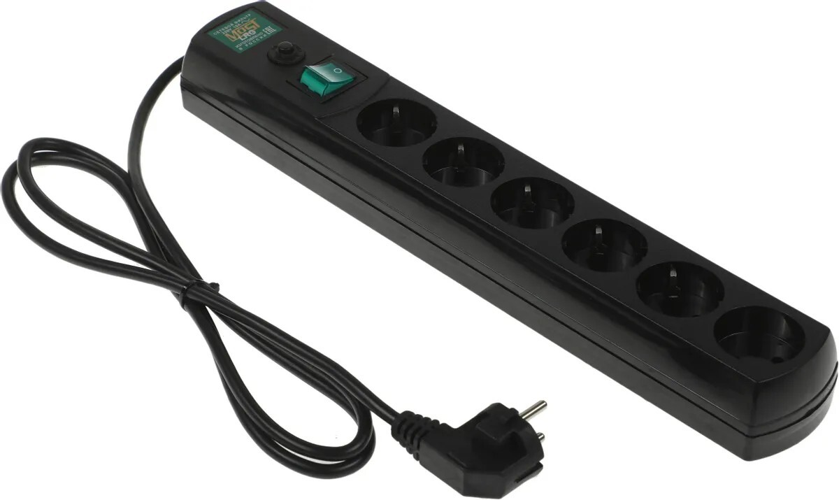 Сетевой фильтр Most Сетевой фильтр LRG 1.6м (6 розеток)