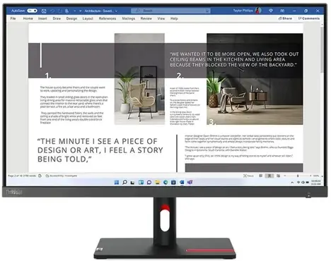 Монитор LENOVO S27i-30 27.0-inch черный