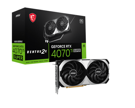 Видеокарта MSI GeForce RTX 4070 Ti Super 16 ΓБ Retail