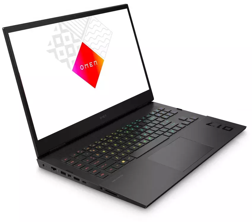 Ноутбук HP Omen 17-cm2006ci Core i7 13700HX 16Gb SSD1Tb NVIDIA GeForce RTX4070 8Gb 17.3" IPS QHD (2560x1440) Free DOS black WiFi BT Cam (A1AB9EA)