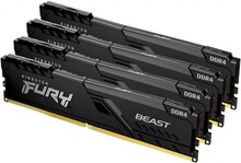 Оперативная память Kingston FURY Beast Black KF432C16BBK4/32, RTL