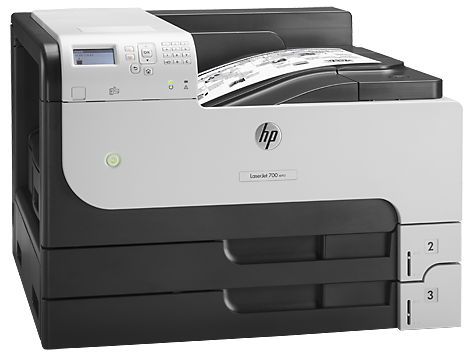HP LaserJet Enterprise 700 M712dn (A3, 1200dpi, 40ppm, 512Mb, 3trays 250+250+100, USB2.0/extUSBx2/GigEth/HIP/ePrint, repl. Q7543A, Q7545A)