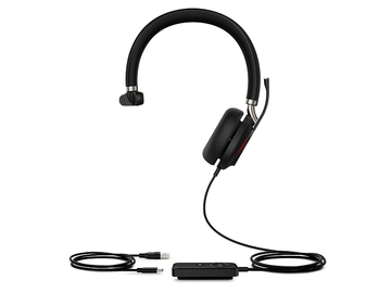 Гарнитура с 1 наушником Yealink UH38 Mono UC-W/O BAT, цвет черный