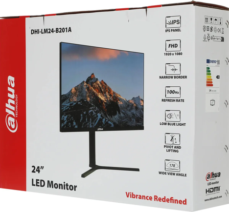 Монитор Dahua DHI-LM24-B201A 23.8-inch черный
