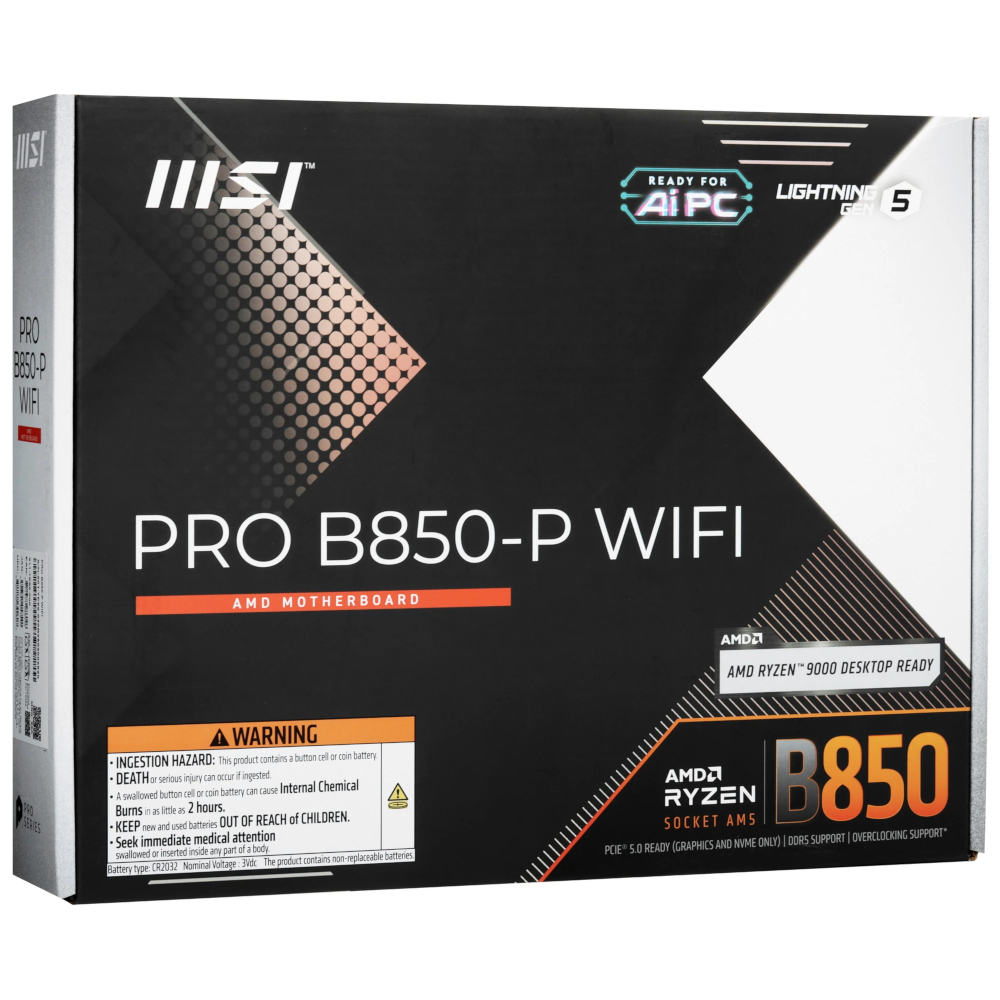 Материнская плата MSI AMD B850 PRO B850-P WIFI