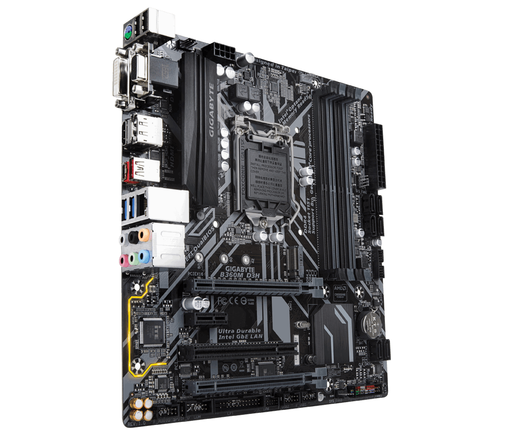 Материнская плата Gigabyte LGA1151 B360M D3H