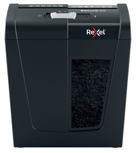 

Шредер Rexel Secure S5 EU черный (секр.Р-2)/ленты/5лист./10лтр./скрепки/скобы