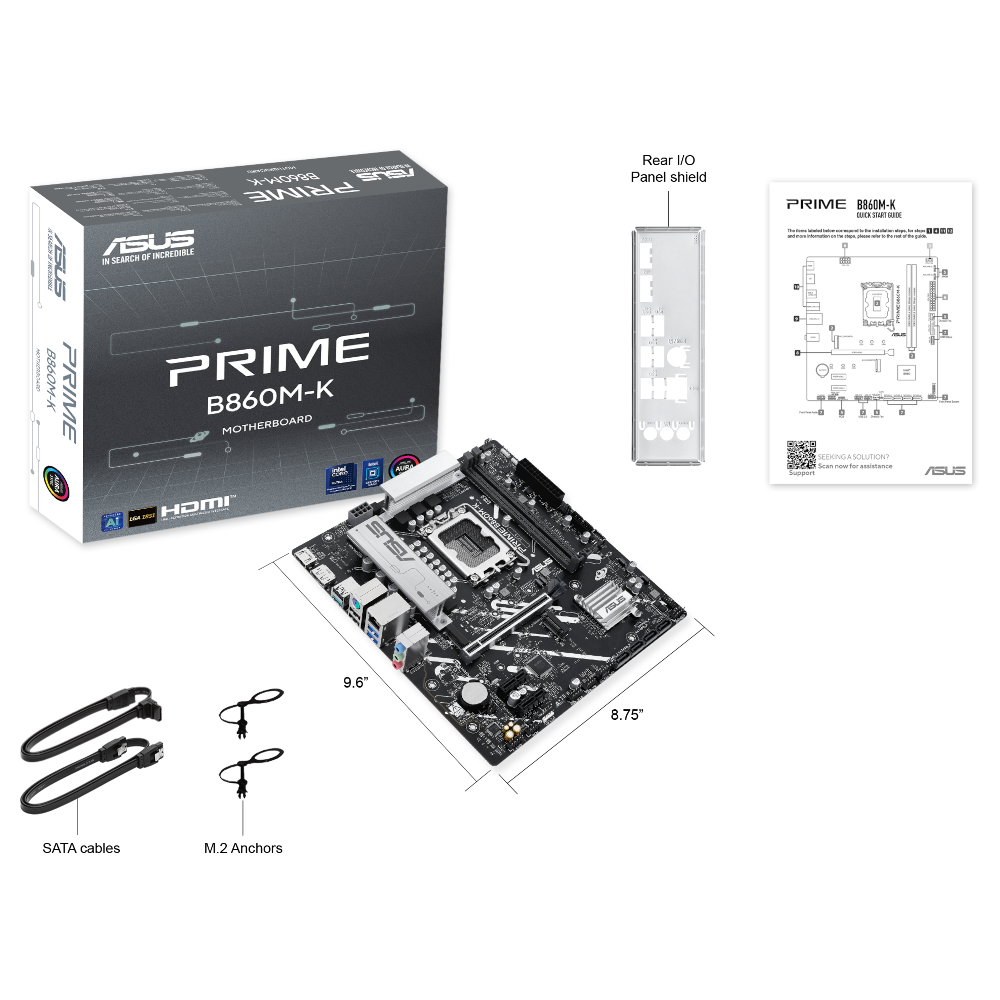 Материнская плата ASUS Intel B860 PRIME B860M-K