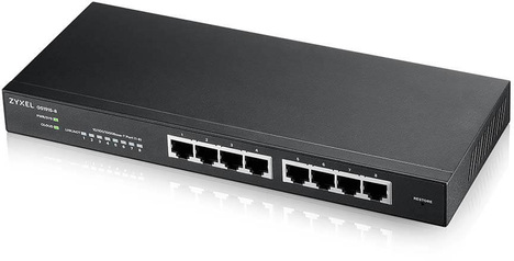 Гибридный Smart L2 коммутатор Zyxel NebulaFlex GS1915-8, 8xGE, бесшумный (без вентилятора), автономное/облачное управление