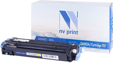 Картридж желтый NVPrint Color LaserJet, NV-Q6002A/707Y