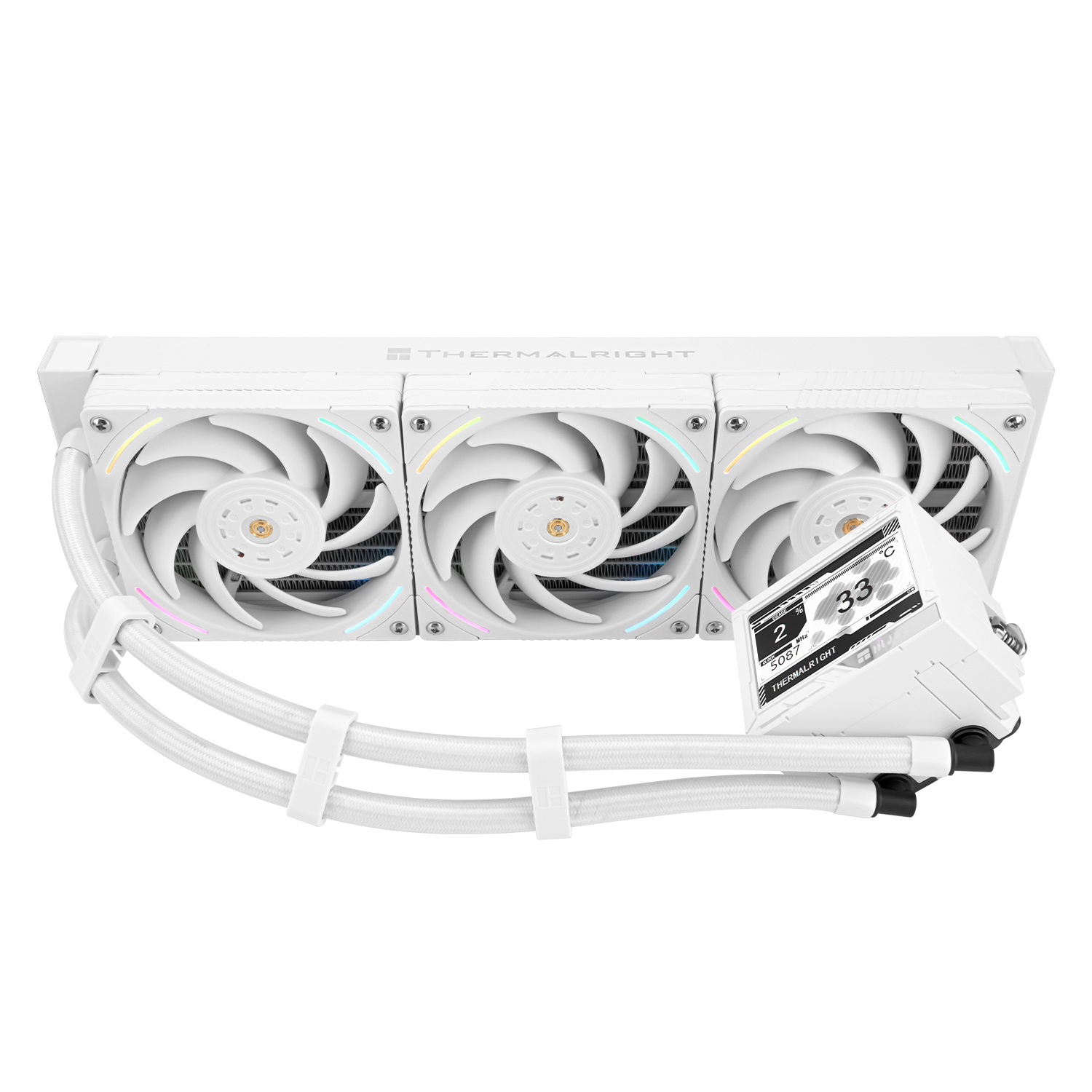 Кулер Процессорный Thermalright Водяное охлаждение Mjolnir Vision 360 WHITE ARGB