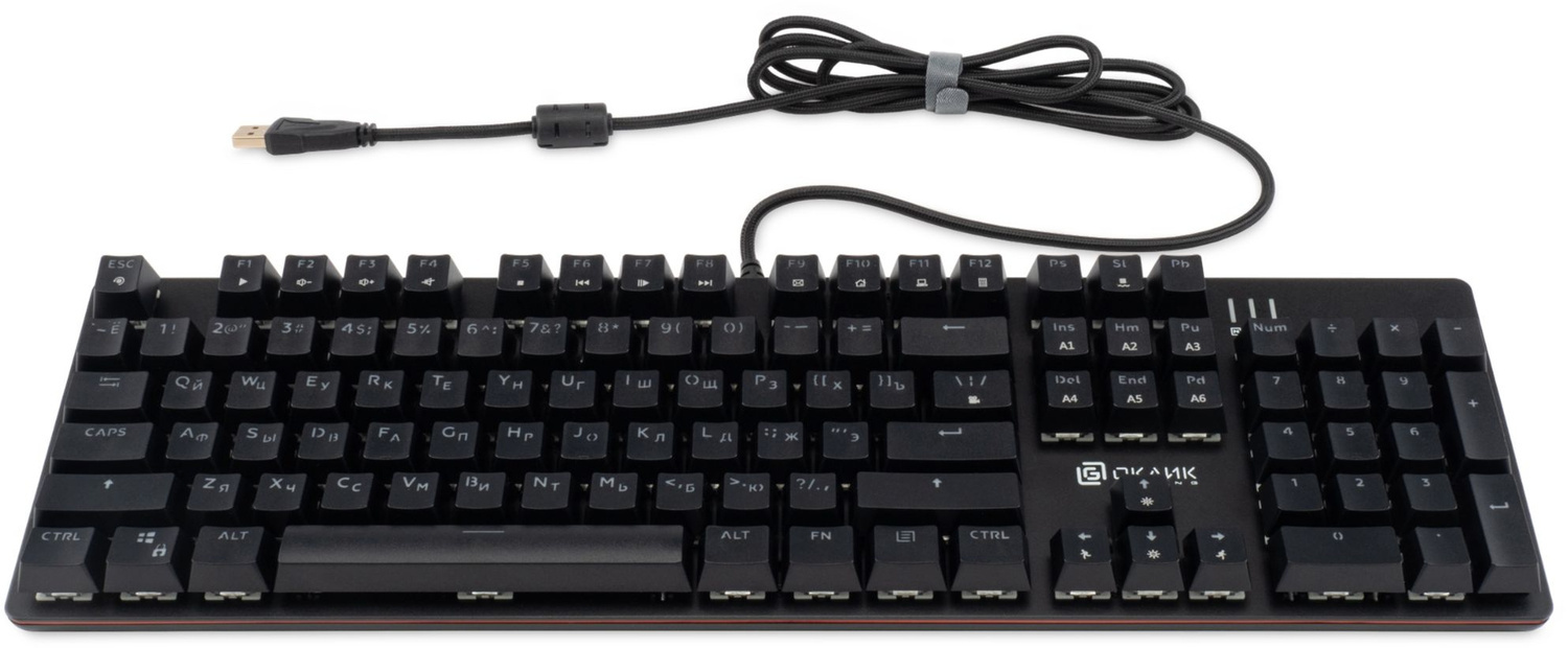 Клавиатура Oklick KeyBoard 990 G2 1875240, цвет черный