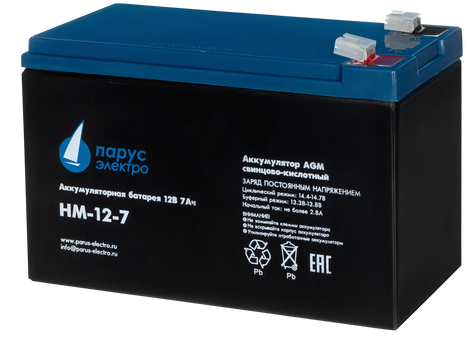 Сменная батарея для ИБП Парус электро HM-12-7