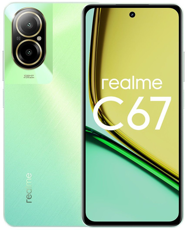 Смартфон realme C C67 256 ГБ зеленый