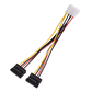 GoPower MOLEX (f) - 2SATA (m) 0.2м