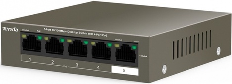 Коммутатор TENDA TEF1105P-4-38W
