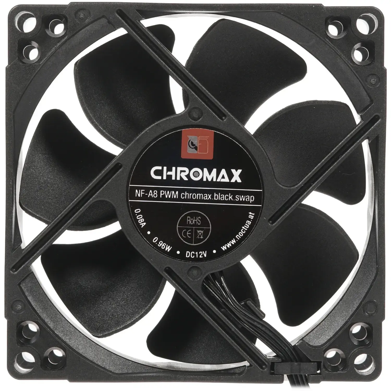 Вентилятор Noctua для корпуса NF-A8 PWM chromax.black.swap