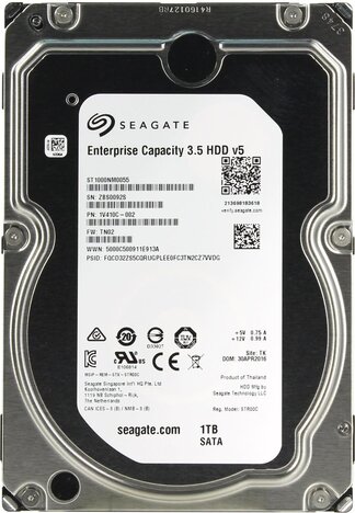 Жесткий диск  SEAGATE Enterprise Capacity 3.5  1TB 7.2K SATA3