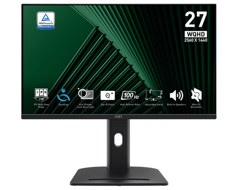 Монитор MSI MP275QPG 27.0-inch черный
